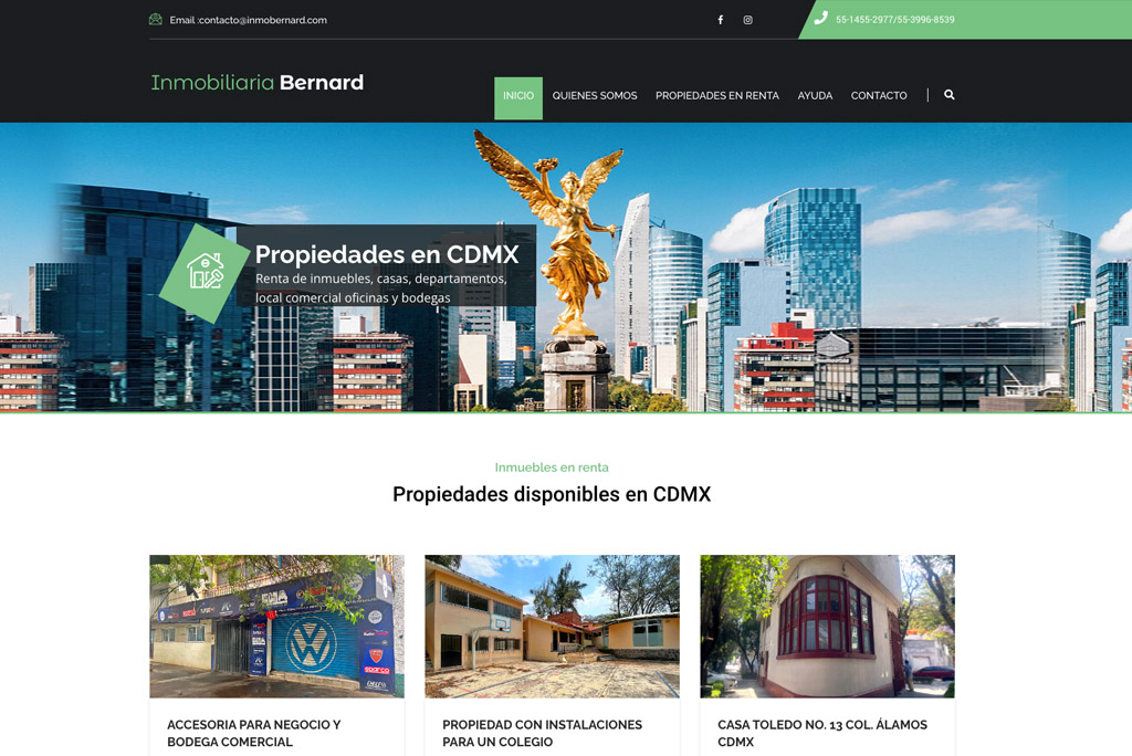 Página web Inmobiliaria