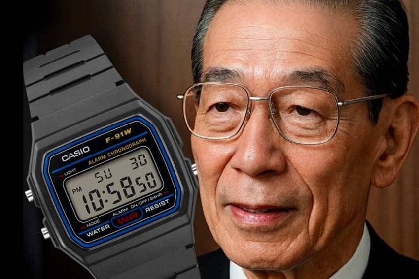 Foto: Tadao Kashio creador del reloj Casio