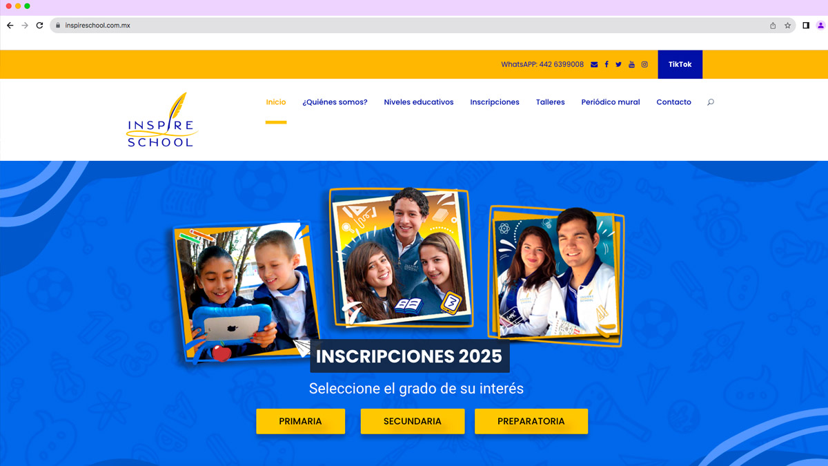 Página web Colegio